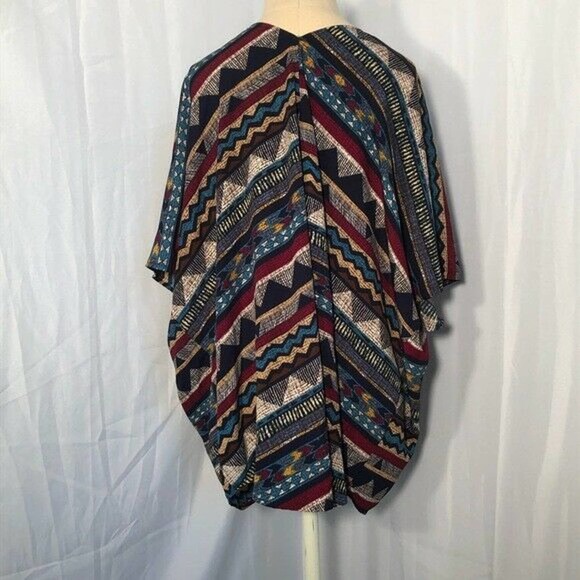Foreign Exchange Multicolor Oversized Cardigan - Picture 3 of 6